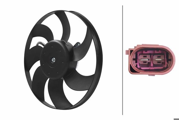 HELLA 8EW 366 420-121 | Fan Motoru Caddy Passat 1.9-2.0 TDI