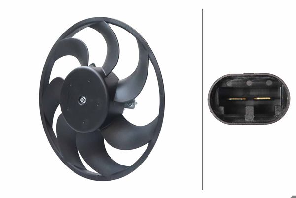 HELLA 8EW 366 420-161 | Fan W639