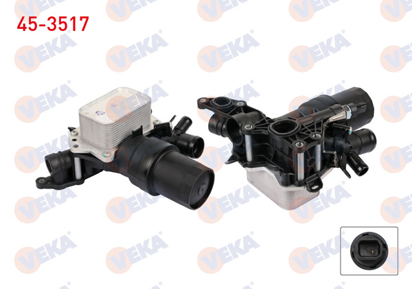 VEKA 45-3517 | Yağ Soğutucusu Komple Renault Clio V