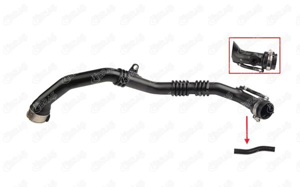 IBRAS 11021 | Turbo Borusu Dokker Duster Lodgy Logan II Sandero II Captur I Clio IV 1.5 DCI 10 -