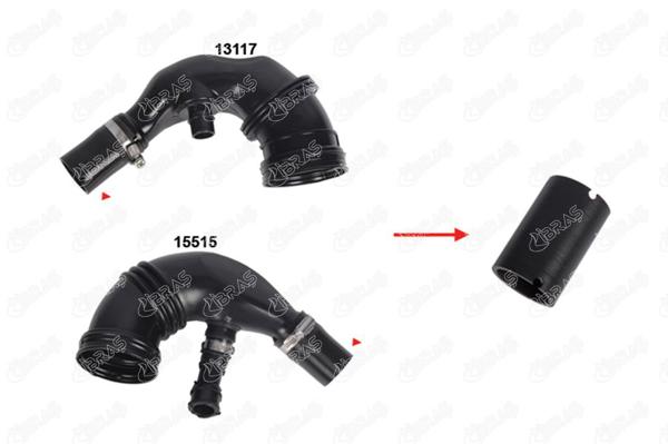 IBRAS 15531 | Turbo Hortumu Fiorino Linea 1.3 Mtj 07-