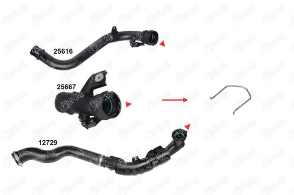 IBRAS 25618 | Turbo Hortum Tutucu Yay Metal Juke (F15) Qashqai (J10) Nv200 1.5 2.5 DCI 06- 10 Adet
