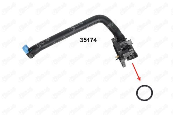 IBRAS 35176 | Termostat Gövde Contası F20-20Lcı-21-21Lcı-F30-30Lcı-31-35-35Lcı N13 10-18 | 10 Adet