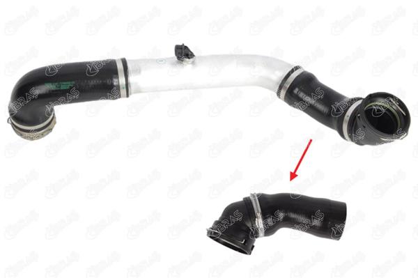IBRAS 35241 | Turbo Hortumu Metal Boru Hariç Ok Ile Gosterılen Hortum BMW 5 (E60) BMW 5 Touring (E61)