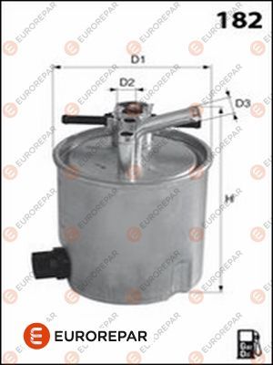 EUROREPAR 1643627980 | Yakıt Filtresi