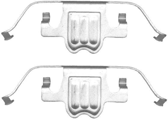 HELLA 8DZ355201-411 | Fren Balata Yayı Kiti BMW E60 E63 E70 01 >
