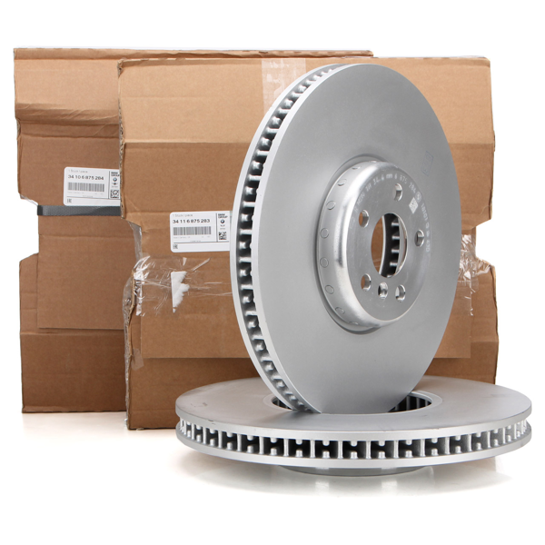 Ön Fren Disk Takımı 374mm BMW G42 G20 F22 G11 G14 Serisi (2 Adet Set)