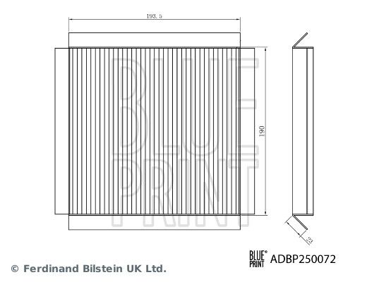 BLUEPRINT ADBP250072 | Polen Fıtlresı Mg Hs 1.5 18 >