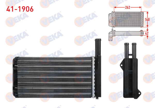VEKA 41-1906 | Kalorifer Radyatörü Mekanik Ford Escort VII 1.6 16V 1995-1999