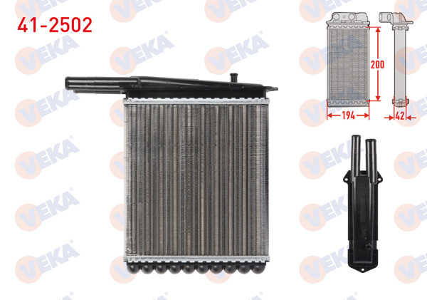 VEKA 41-2502 | Kalorifer Radyatörü Mekanik Lada Vega (2111) 1.5 2004 -