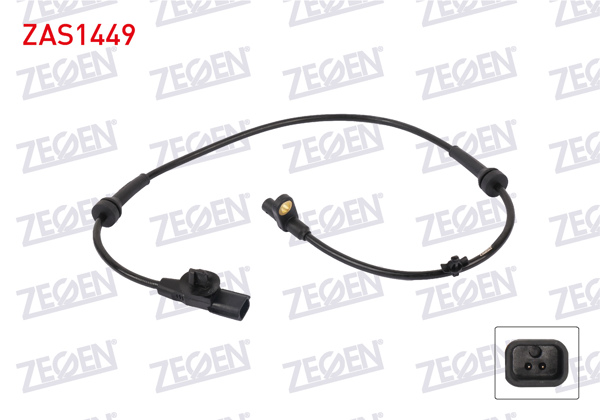 ZEGEN ZAS1449 | ABS Sensörü Arka Sağ Nissan Qashqai II 13-/ Renault Kadjar 15-22