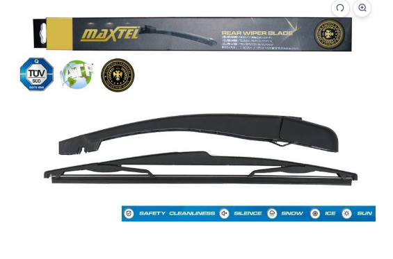 MAXTEL 12613246 | Arka Silecek Kolu Ve Süpürgesi Citroen C3 / Peugeot 206 2002 2009 350mm
