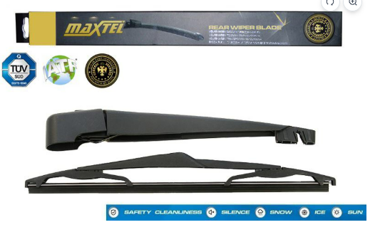 MAXTEL 12613248 | Arka Silecek Kolu Ve Süpürgesi Citroen C4 H / B 5 Kapı 2004 2010 305mm