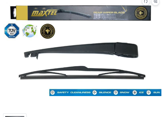 MAXTEL 12613253 | Arka Silecek Kolu Ve Süpürgesi Citroen C3 Mkı 2002 2009 360mm