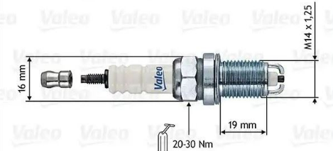 VALEO SP026 | Ateşleme Bujisi Peugeot Partner P206 P207 P307 Tu5jp4 Nissan Almera 1.5 1.8 | 10 Adet