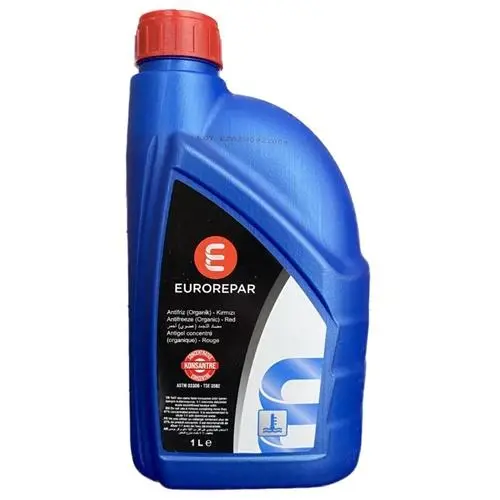EUROREPAR 1691431380 | Erp Antıfrız (Motor Soğutma Sıvısı)-(Organık, Konsantre) Kırmızı-60C 1 Litre
