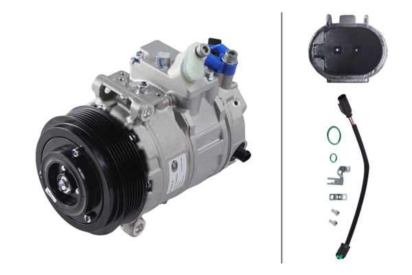 HELLA 8FK 366 201-081 | Klima Kompresörü Mercedes W203 02-07 W204 07-14 Cl203 02-08 C209 02-09 A209 03-10