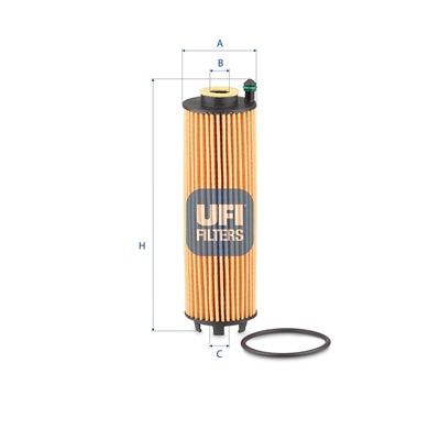 UFI 25.320.00 | Yağ Filtresi 19 > A-Seri (W177-V177) C-Seri (W205-S205) Vito-Sprinter