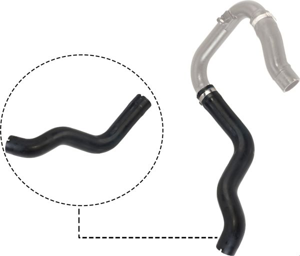 GATES 09-0475 | Turbo Hortumu Küçük Plastik Parça Hariç Fiat Grande Punto 1.3 D Multijet 05 = > , Punto Evo 1.3 D Multijet 08-13 , Punto 1.3 D Multijet 12 = >