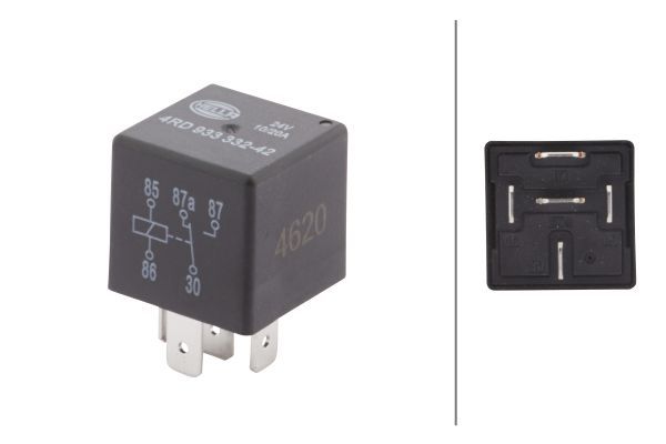 HELLA 4RD 933 332 421 | Role 24V 20A 5 Girisli Daf