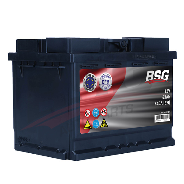 BSG 99-997-019 | Akü 12V 63Ah Efb 640Cca (L2) (242X175x190) (Start&Stop) Bm Bm Bm