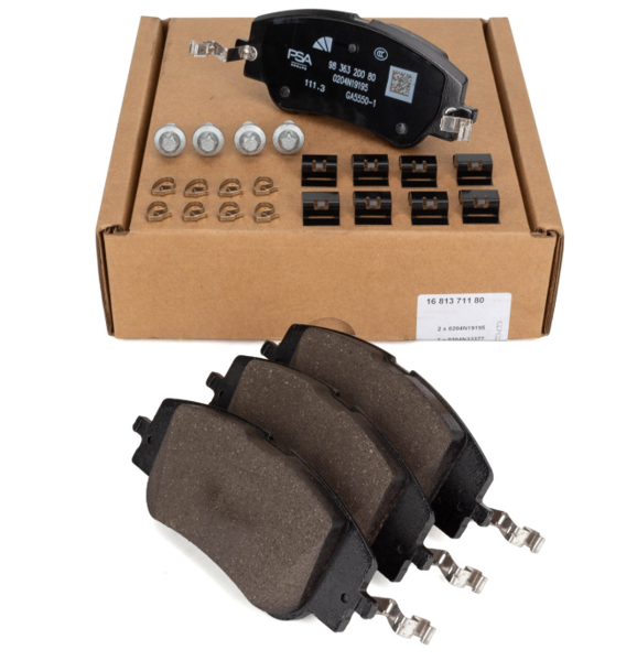 MOPAR (PSA) 1681371180 | Fren Balatası Ön (155 mm) Peugeot P208 II P2008 II Citroen C4 III 06-19 Ds3 Crossback 1.2 Pure Tech 1.5 HDI Blue HDI 110 Bg 2020 -