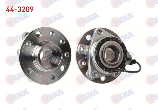 VEKA 44-3209 | Porya Sol-Sağ On Rulmanlı Opel Vectra C 1.6 16V 5 Bijon ABS Sensörlü 2002-2008