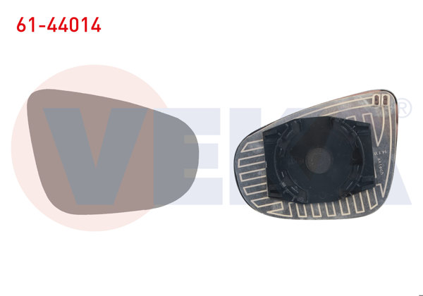VEKA 61-44014 | Ayna Camı Sağ Istmalı VW Golf VI