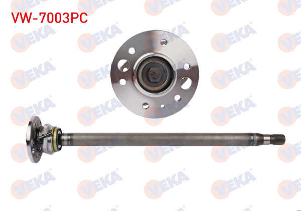 VEKA VW-7003PC | Aks Mili Arka Sağ Poryalı (Civatalı) Kalın 29X30 Uzunluk 938mm Volkswagen Crafter 2.5 TDI 2006-2016 / Mercedes Sprinter 2006 -