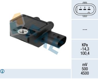 FAE 16151 | Basınç Sensörü Egz. BMW B37 38 46 47 48 58 14 -