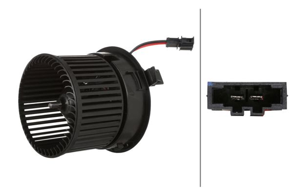 HELLA 8EW 366 400-881 | Kalorifer Motoru Peugeot 208 I-2008 12-1.2 VTI 82-Citroen C3 III 16-1.6 HDI (276W)