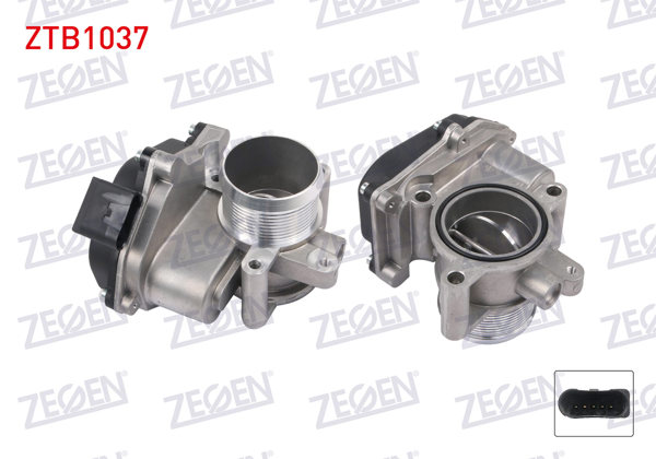 ZEGEN ZTB1037 | Boğaz Kelebegı Volkswagen (Cayc) 1.6 TDI Caddy III-IV / Golf VI 08-13 / Jetta III 05-10 / Passat (362) 08-12 / Polo 09-/ Audi A3 03-12 / A1 10-15 / Seat Toledo IV 12-15 / Leon 02-12 / Ibiza 09-15