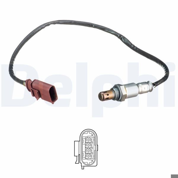 DELPHI ES21089-12B1 | Lambda Sensörü 13-Golf.VII-A3 1.2Tsi-1.4Tsi Oza603-Vw1