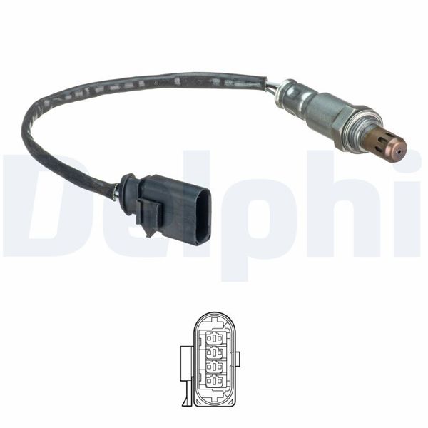 DELPHI ES21097-12B1 | Lambda Sensörü 11-Golf.VII-Jetta-Polo 1.2Tsi
