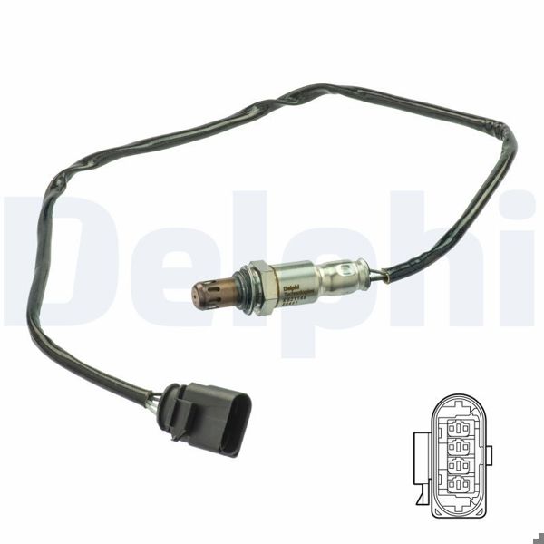 DELPHI ES21148-12B1 | Lambda Sondası (Icerıgı Orjınal) Katalitik Konvertorun Arkası A3 Golf VII Leon Octavia 13 > 20