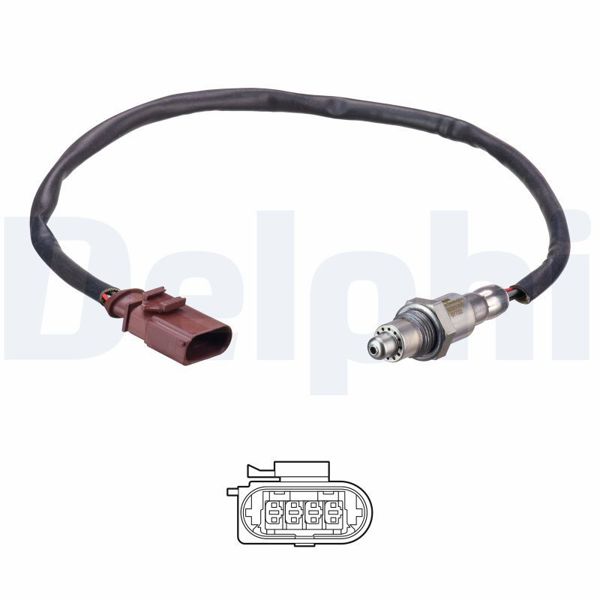 DELPHI ES21155-12B1 | Lambda Sensörü 13-17 Golf VII
