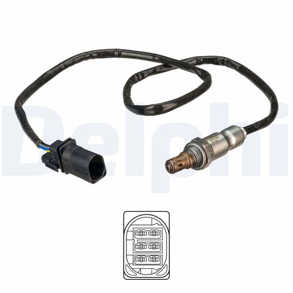 DELPHI ES21204-12B1 | Lambda Sondası Transporter T7-Multıvan 16 > >