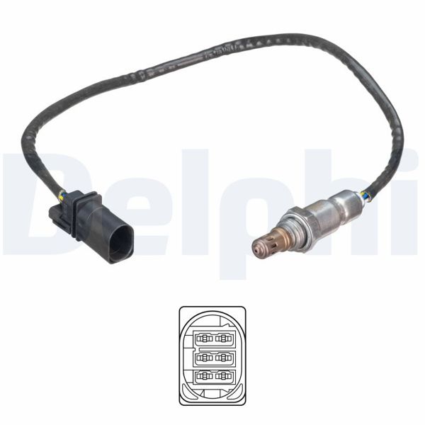 DELPHI ES21246-12B1 | Oksijen Sensörü Polo A1 15 > 18 Ibiza Toledo 16 > 19 Fabia 15 > Rapid 13 >