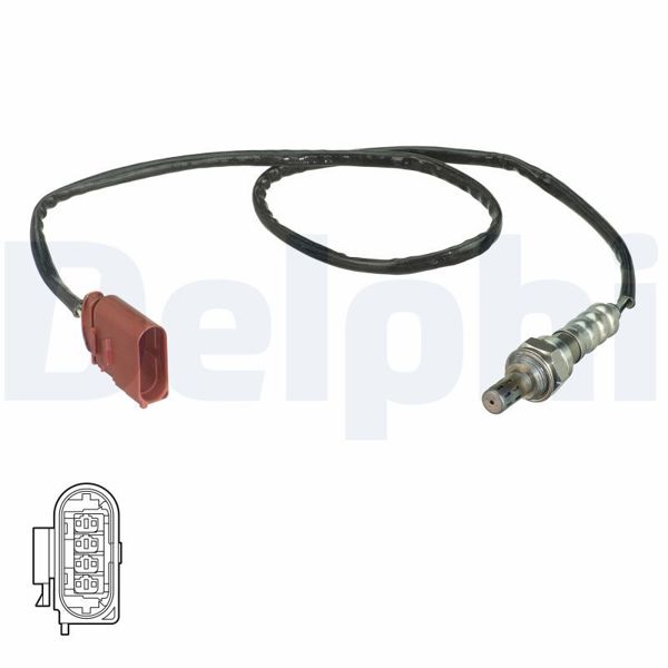DELPHI ES21311-12B1 | Lambda Sensörü 96-01 Passat-A4 1.6-2.0 8V Oza334-Au1