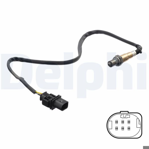 DELPHI ES21322-12B1 | Lambda Sensörü 15 > Caddy 2.0Tdi