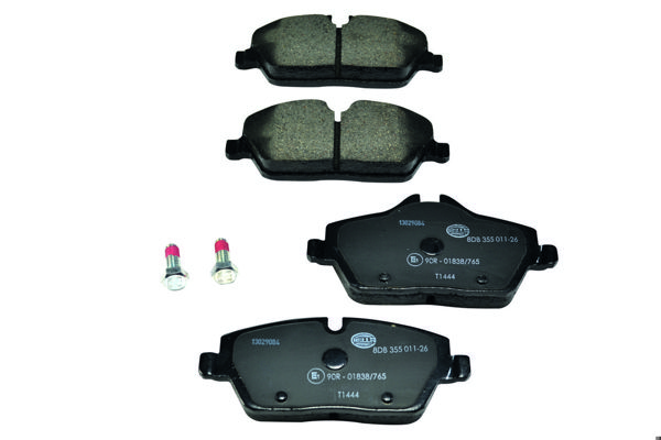 HELLA 8DB355011-261 | Fren Balatası Ön BMW E87 F45 Mini R55 R56 R57 R58 F54 04 >