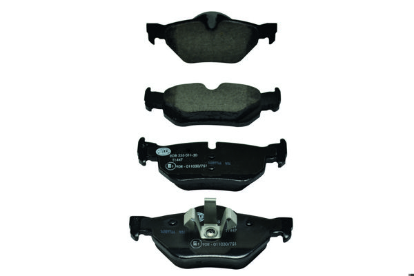 HELLA 8DB355011-301 | Fren Balatası Arka (Kulaklı) BMW E87 E90 X1 E84