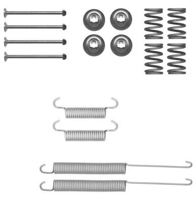 HELLA 8DZ355205-411 | Fren Arka Pabuç Tamir Takımı Amarok 10 > 22