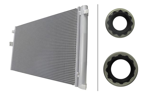 HELLA 8FC366223-021 | Klima Radyatörü BMW X3 G01 X4 G02 X5 G05 X6 G06 X7 G07 17 >