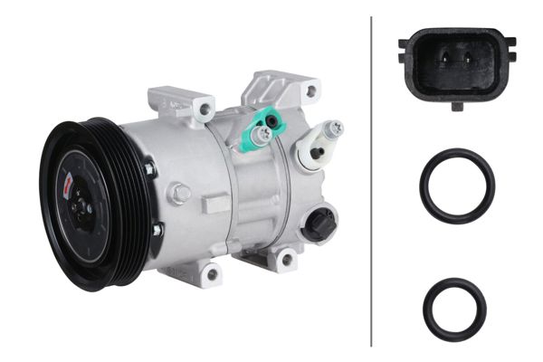 HELLA 8FK366201-401 | Klima Kompresörü i30 2012 > Elantra 2014 > Ceed 2012 > Cerato 2013 > Soul 2014 >