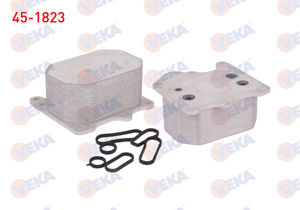 VEKA 45-1823 | Yağ Soğutucusu Tek Peugeot Boxer 2.0 HDI 2014-/ Citroen Jumper 2.2 HDI 2014-/ Ford Transit (V347, V348) 2.2 TDCI Onden Cekıs 2009-2014 / Transit (V362, V363) 2.2 TDCI Onden Cekıs 12 -