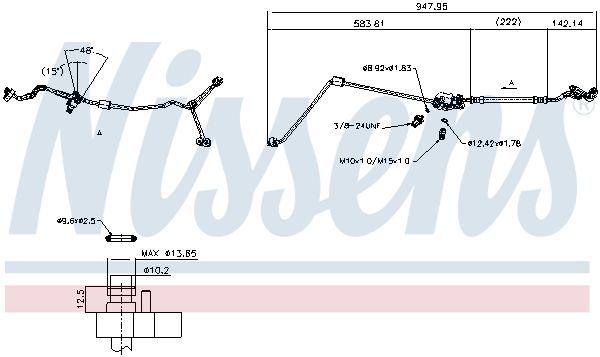 NISSENS 840130 | Klima Borusu F-20 / 22 / 23 / 30 / 32 / 33 / 34 / 36 N-13 / 20 / 47