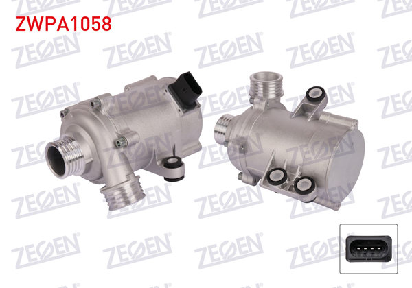 ZEGEN ZWPA1058 | Yardımcı Su Pompası BMW 3 F30 320 İ 2011-2018 / 4 F32 420 İ 2013-2017 / 5 F10 520 İ 10-17 / X1 E84 Sdrive 16 İ 13-15 / X3 (F25) Xdrive 20 İ 11-17 / Z4 E89 Sdrive 20İ 11-16 / N20b20a,N20b20b,N20b20d,N20b16a