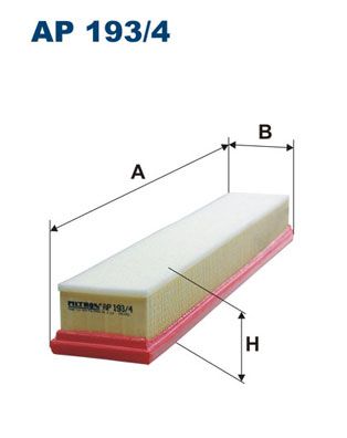 FILTRON AP1934 | Hava Filtresi Jaguar Xtype 2.0D (2003=-2009) Xtype 2.2D (2005-2009) (Dizel) St | 6 Adet