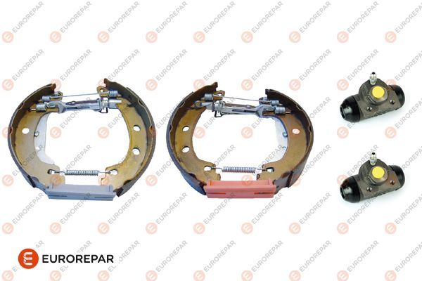 EUROREPAR 1611455380 | Fren Balata Arka Pabuç Kampana Kit (2 Fren Silindir + Levye)